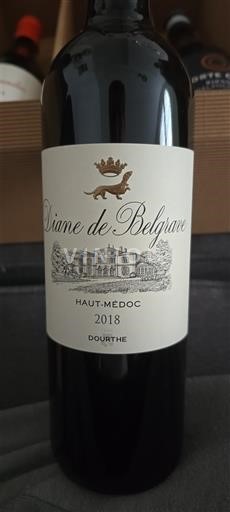 Bordéus Haut-Médoc Belgrave Diane de Belgrave 2018