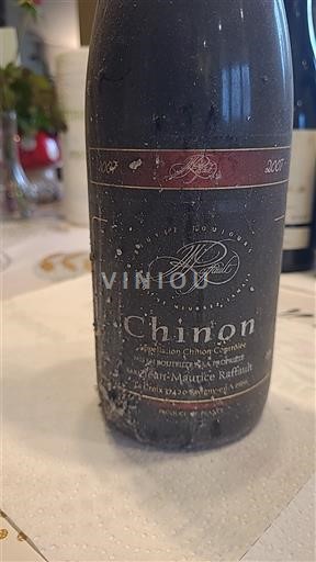 Dolina Loare Chinon Domaine Bernard Baudry 2007