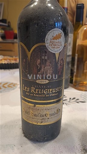 Bordeaux Saint-Émilion Grand Cru Grand Cru Château Les Religieuses 2006