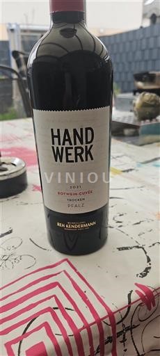 Falcko Falc. Reh Kendermann Handwerk Rotwein- Trocken 2021