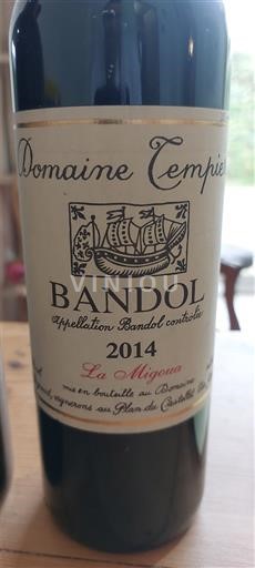 Provenza Bandol Domaine Tempier La Migoua 2014