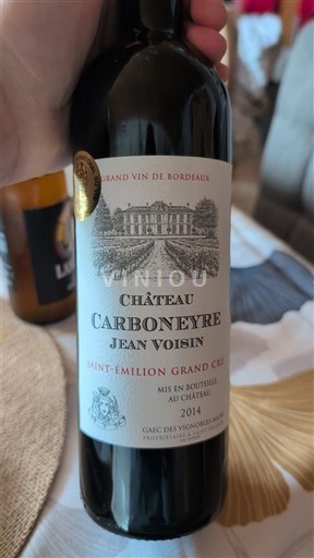 Burdeos Saint-Émilion Gran Cru Grand Cru Château Carboneyre Jean Voisin 2014