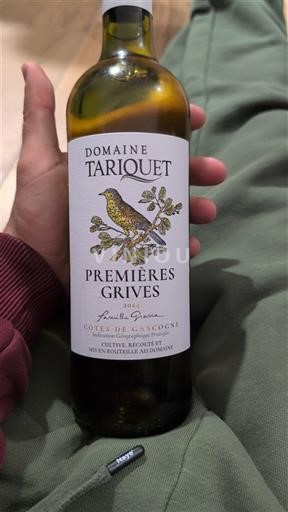 South West Côtes de Gascogne Domaine Tariquet Premières Grives Non-Vintage