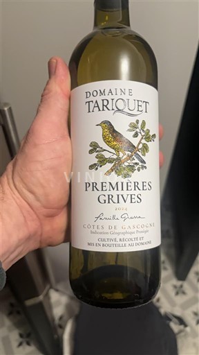 Jugozahod Côtes de Gascogne Domaine Tariquet Premières Grives Neleten.