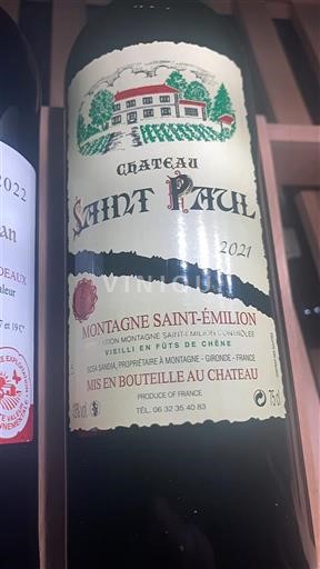 Bordeaux Montagne-Saint-Émilion Château Saint Paul 2021