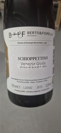 Friuli-Venezia Giulia Venezia Giulia Berto & Fiorella Bacicchetto Schioppettino 2023