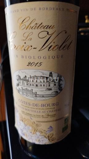 Burdeos Côtes-de-bourg Château La Croix Violet 2015