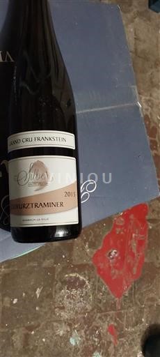 Alsasko Gewürztraminer Grand Cru Dambach la ville Frankstein 2015