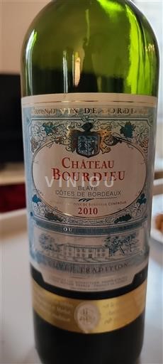 Bordeaux Blaye-Côtes-de-Bordeaux Château Bourdieu 2010