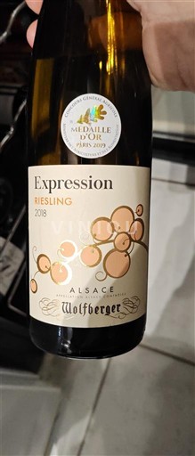 Alsazia Non specificato Wolfberger Expression 2018