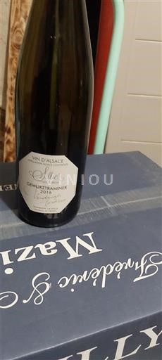 Alsasko Gewürztraminer Vendanges Tardives Dambach la ville Silber 2016