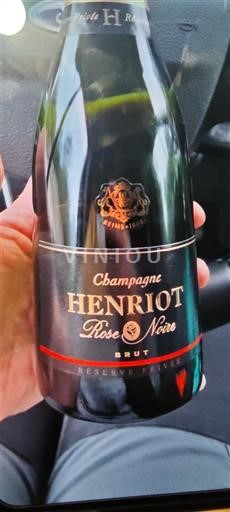 Champagne Henriot Rosé Noire Réserve Privée Icke årgångsbetecknad