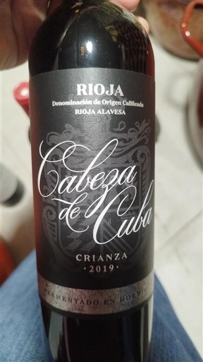 La Rioja rioja Cabeza de Cuba Crianza 2019