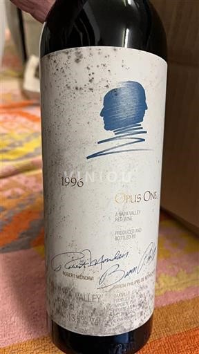Kaliforniska AVA Napa Valley OPUS ONE 1996