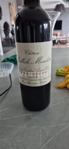 Bordeaux Saint-Émilion Grand Cru Château Bellisle Mondotte 2006