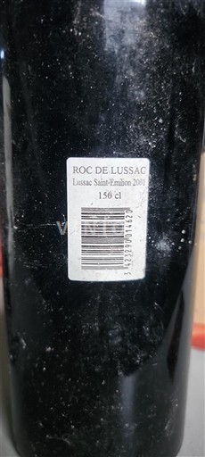 Bordeaux Lussac-saint-émilion Roc de Lussac 2001