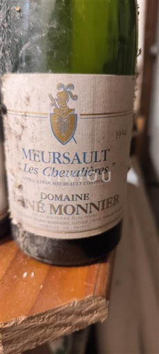 Borgoña Meursault Domaine René Monnier Les Chevalières 1994