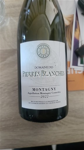 Borgonha Montagny Domaine Des Pierres Blanches 2022