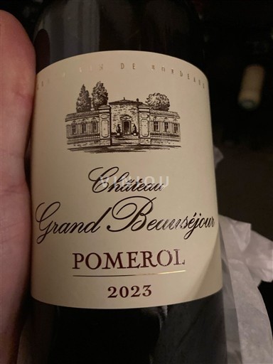 Bordéus Pomerol Château Grand Beauséjour 2023