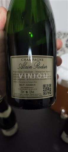Champagne Sâm-panh Alain Rodier Brut Réserve Không niên vụ