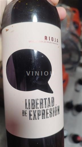 La Rioja rioja Libertad de Expresion Icke årgångsbetecknad