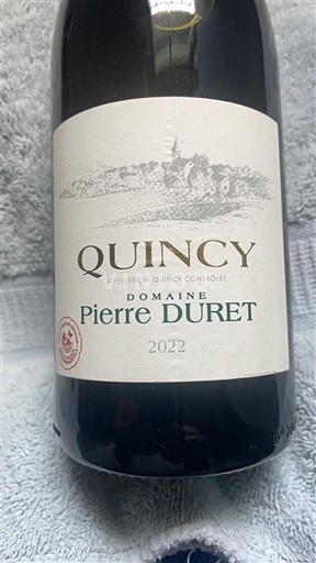Vallée de la Loire Quincy Domaine Pierre Duret 2022