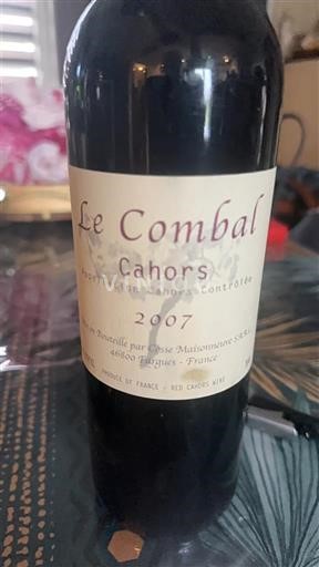 Jihozápad Cahors Cosse Maisonneuve Le Combal 2007