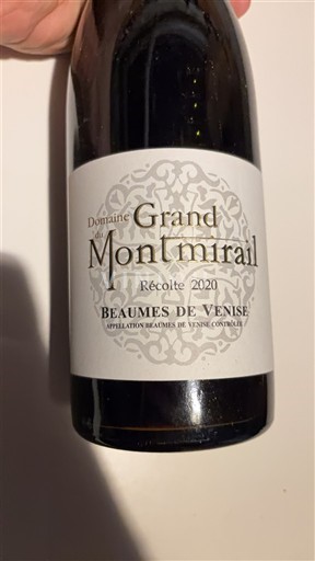 Rhônevallei Beaumes de Venise Domaine Grand Montmirail 2020