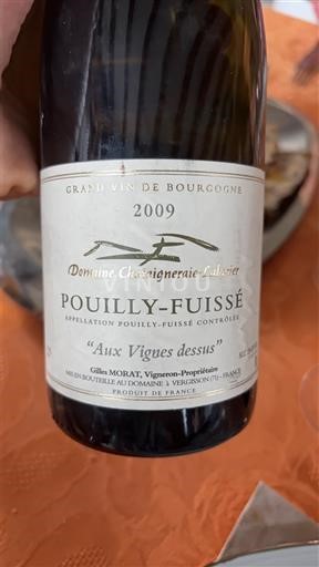 Borgoña Pouilly-fuissé Domaine Chataigneraie-Labussière Aux Vignes dessus 2009