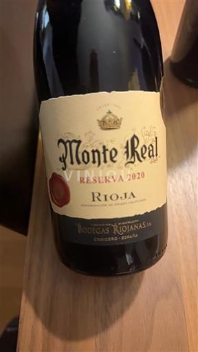 La Rioja Rioja Bodegas Riojanas Monte Real Reserva 2020
