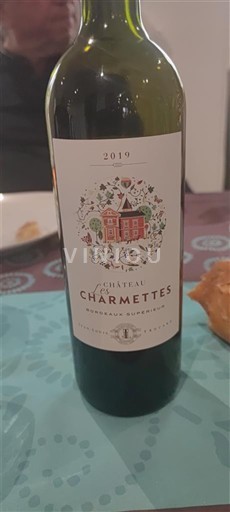 Bordeaux Bordeaux supérieur Château Les Charmettes 2019
