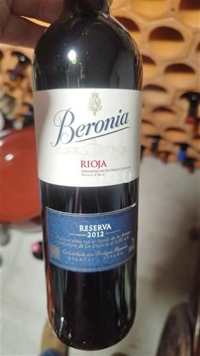 La Rioja Rioja Beronia Reserva 2012