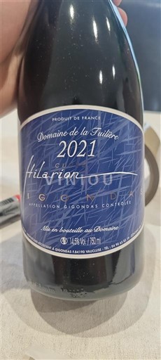 Valle del Ródano Gigondas Domaine La Tuilière Hilarion 2021