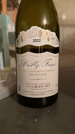 Údolí Loiry Pouilly-fumé Gilles Blanchet 2022