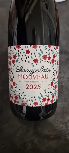 Viner Rouge sec Nouveau 2025 Frankrike Beaujolais Beaujolais Nouveau AOC