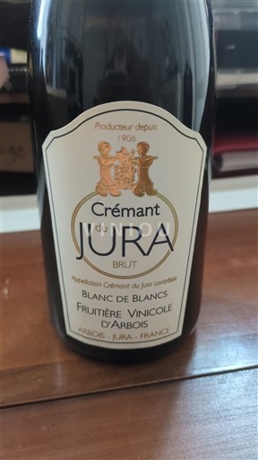 Jura Crémant du Jura Fruitière Vinicole Arbois Blanc de Blancs Ei vuosikertaa