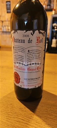 Bordeaux Saint-Émilion Grand Cru Grand Cru Château Rol 2008