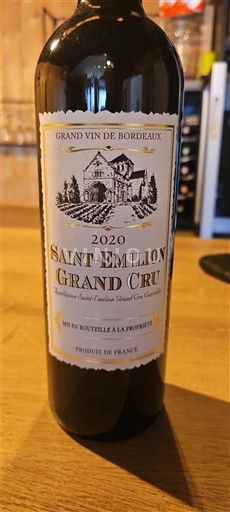 Bordeaux Saint-Émilion Grand Cru Union de producteur saint emilion 2020