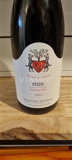 Burgundy Fixin Géantet-Pansiot Envers-Dessus Vieilles Vignes 2023