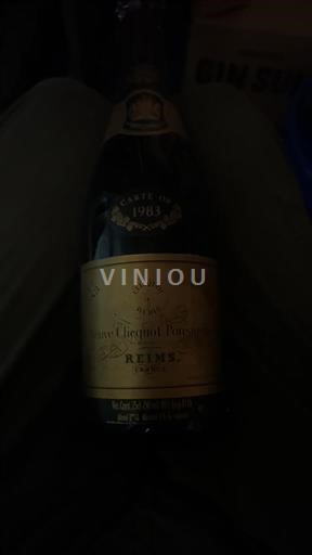 Champagne Veuve Clicquot Ponsardin Carte d'Or 1983