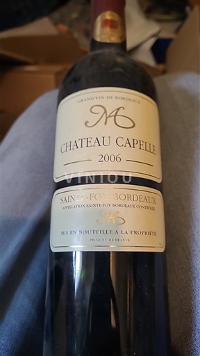 Bordeaux Sainte-Foy-Bordeaux Château Capelle 2006