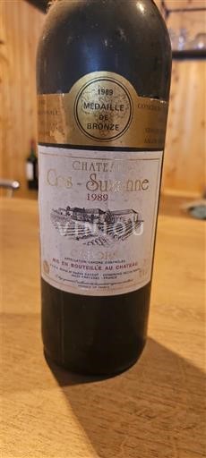 Bordeaux Château Clos Suzanne 1989