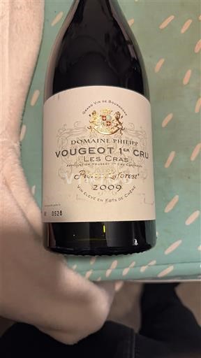 Burgund Vougeot Premier Cru Domaine Pierre Laforest Les Cras 2009