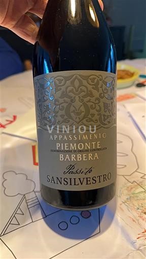 Rượu vang Rouge sec Passito Sansilvestro 2022 Ý Piemonte Không được chỉ định DOC