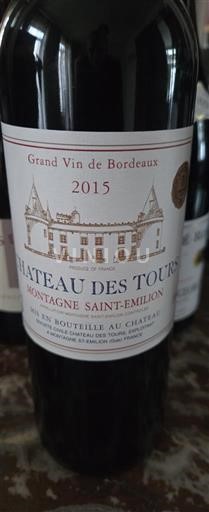 Bordeaux Montagne-Saint-Émilion Château S Tours 2015