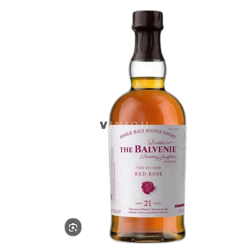 Whisky Rượu Whisky Single Malt Balvenie Red Rose Balvenie 21a Scotland Cao nguyên Vùng Cao