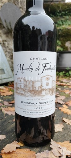 Bordeaux Bordeaux Supérieur Château Moulin de Fontenille 2010