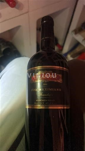 Rapel-dalen Colchagua Valley Errázuriz Don Maximiano Founder's Reserve 1999