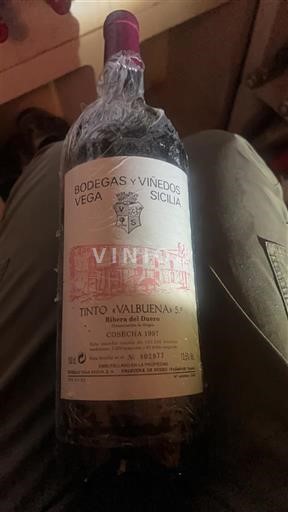 Castilien og León Ribera del Duero Vega Sicilia Valbuena 5° 1997