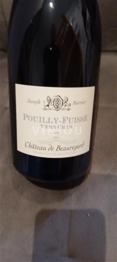 Borgoña Pouilly-fuissé Château Beauregard Vers Cras 2018